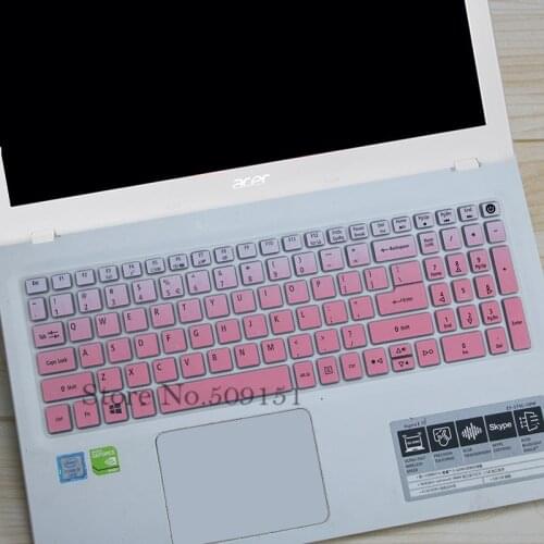 15 inch keyboard Silicone keyboard cover Protector for Acer Aspire e15 e 15 E5-573g 532 522 V3-574 F5-572 TMP257 E5-573 E5 573G