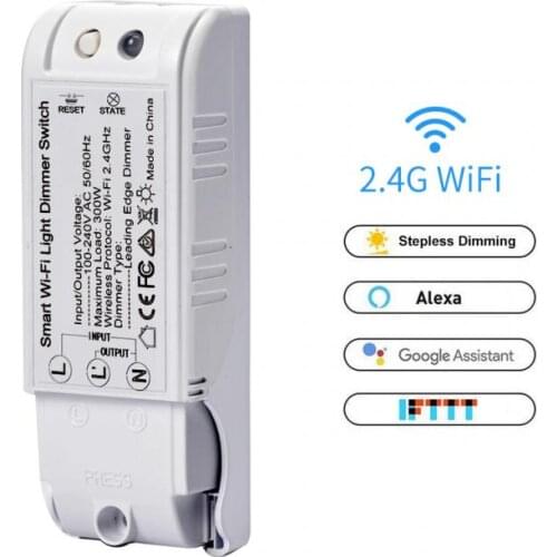 10/1PCS Wifi DIY Dimmer Touch Switch Voice Control 2 Way Wireless Remote Control Smart Light Switche Work With Alexa Google Home