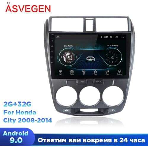 Car Radio For Honda CITY 2011 2012 2013 2014 -2016 2Din GPS Tochscreen Multimedia Player Head Unit