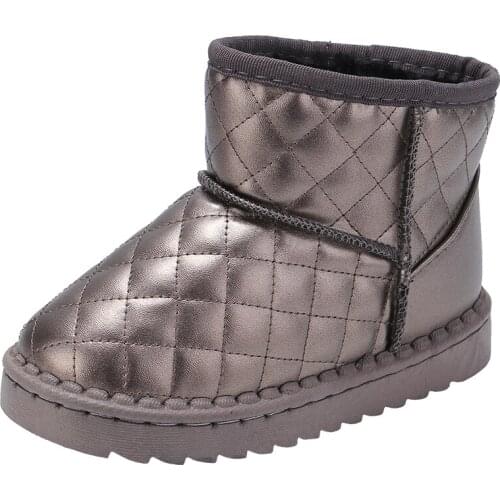 Chlid Boots 2021 Winter Baby Girls Boys Snow Boots Warm Plush Outdoor Soft Bottom Non-Slip Children Boots Kids Shoes