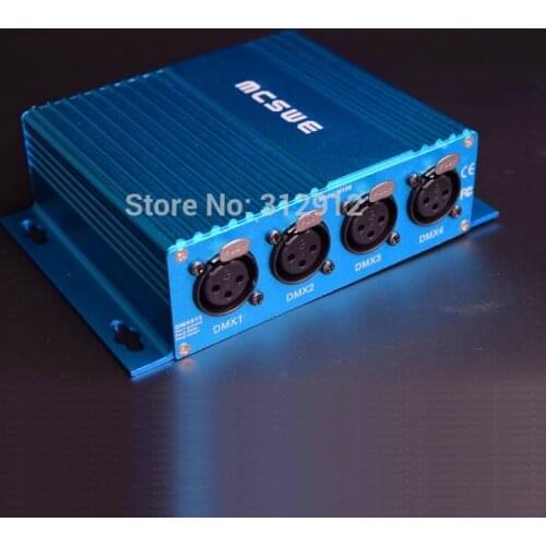 Bidirectional 4ports/2048channel,DMX512 to Art-Net/Art-Net to dmx512/DMX512-SPI(only for WS2801);supports MADRIX,MagicQ software