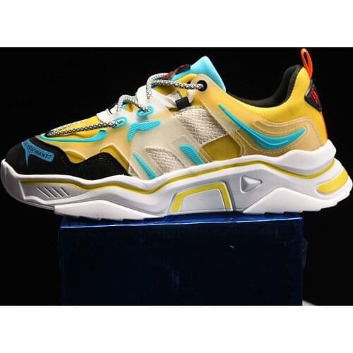 Autumn Mens shoes fashion design Lightweight breathable Mens sneakers outdoor non-slip Lace-up men casual shoes hiking shoes