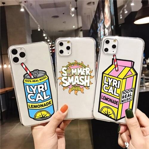 Lyrical Lemonade Real Music Soft Phone silicone Case for iphone 11 11Pro 11ProMax 8 7 6 plus XR 11pro 12pro Xsmax 5 12mini shell