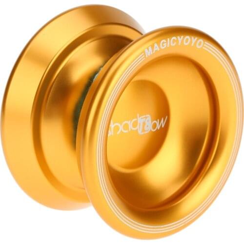 Magic Yoyo T8 Professional Yoyo Aluminum Alloy Metal Yoyo 8 Ball KK Bearing with String Gifts Toys for Kids Adults Gold