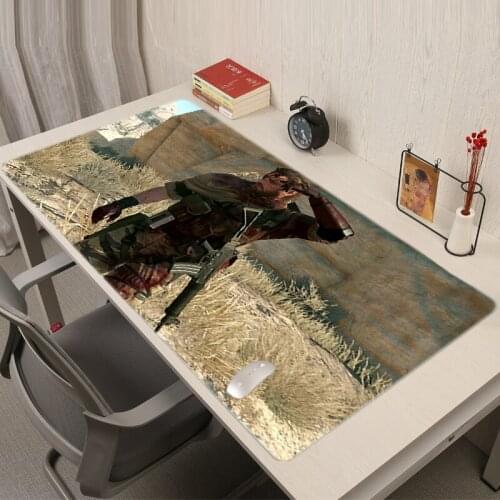 Metal Gear Soild Hot Pad Mouse Cute Pc Gaming Xxl Mause Gamer Carpet Anime Mausepad Desk Keyboard Kawaii Girl Mat Accessories