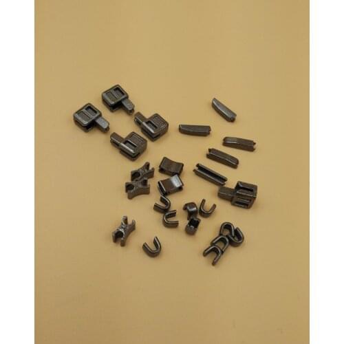 8# gun metal Zipper Sliders plating Stopper+Box Pin Box+Insertion Pin+Top Bottom Stop 10Pcs Each Great For DIY Repair Zipper