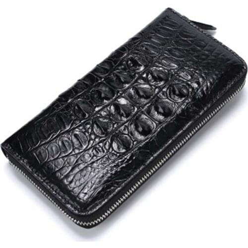 Baoduli new Thailand men crocodile leather men wallet male business More screens long Hand bag male men wallet