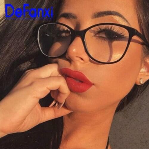 Sexy Cat Eye Glasses Fashion eyeglasses frames Luxury eyewear for women glasses without diopter Myopia Optical Glasses Frame