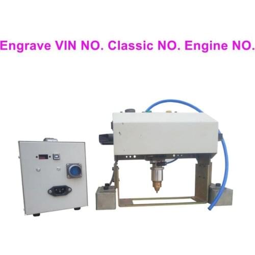 Light Portable Pneumatic Dot Peen Engraving Machine for Marking Automobile Parts Auto Metal Engraving Machine for Nameplates