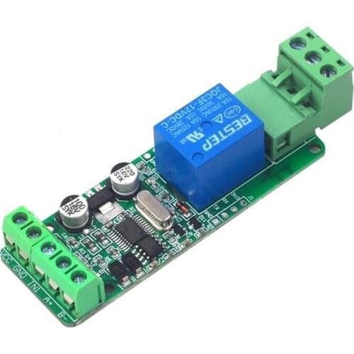 Taidacent PLC Automotive Programmable Modbus-Rtu RS485 TTL Ethernet Switches Input 12V 1 Channel Automobile Power Relay Module