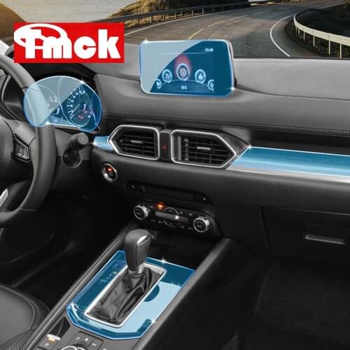For Mazda CX-5 2017-2021 Car Center Console Gear Film Door Panel Film Central Navigation Instrument Full Set TPU Protector Film