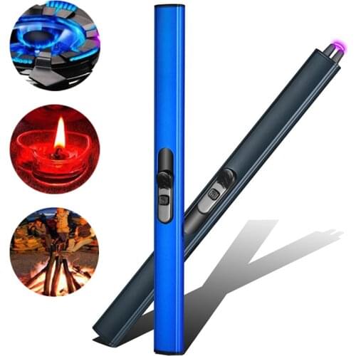 NEW 1 Pieces USB Charging Arc Lighter Plasma Electric Pulse Lighters Kitchen Tools