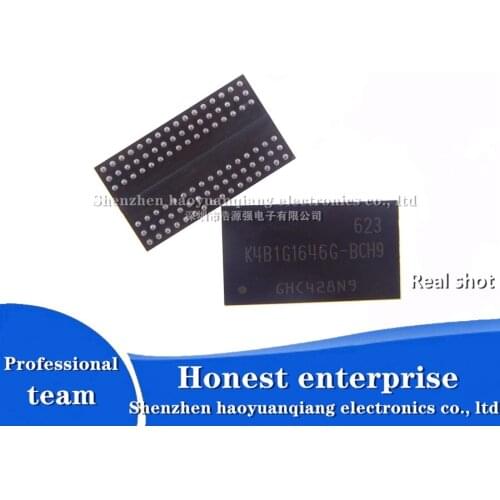 100% original genuine patch K4B1G1646G-BCH9 FBGA-96 memory IC chip K4B1G1646G