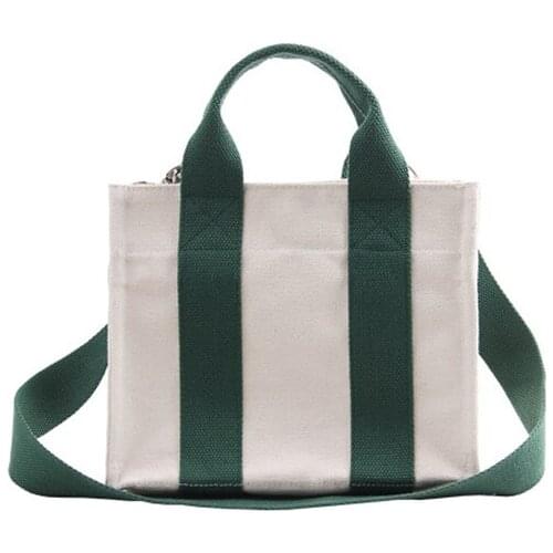 5PCS / LOT Shopping Bag Fashion Splicing Packet Reusable Tote Storage Bag Casual Folding Girls Big Capacity Single Shoulder Bag