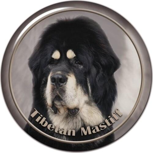 A0639# 13cm/17cm Removable Decal Tibetan Mastiff Dog Car Sticker Waterproof Accessories on Bumper Rear Window Laptop Toilet