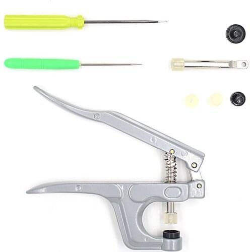 Metal Press Pliers Tools Used for T3 T5 T8 Button Fastener Snap Pliers Color mixed resin snap