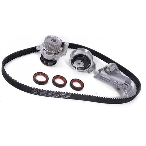 06B 109 243 B Engine Water Pump Timing Belt Tensioner Kit For A-udi A4 A6 TT Passat Skoda Seat 1.8T 06B109477 06A121012