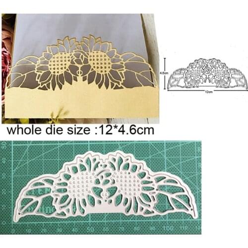 2021 metal cutting dies cut die mold flower leaf border decoration Scrapbook paper craft knife mould blade punch stencils dies