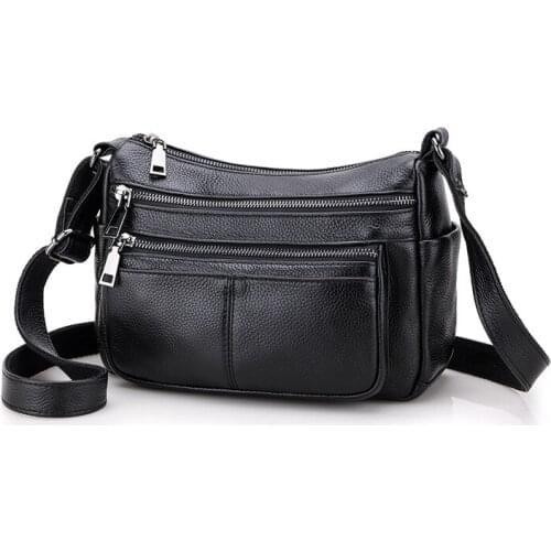 2020 new fashion soft leather messenger versatile middle-aged womens temperament shoulder bag designer handbags high quality