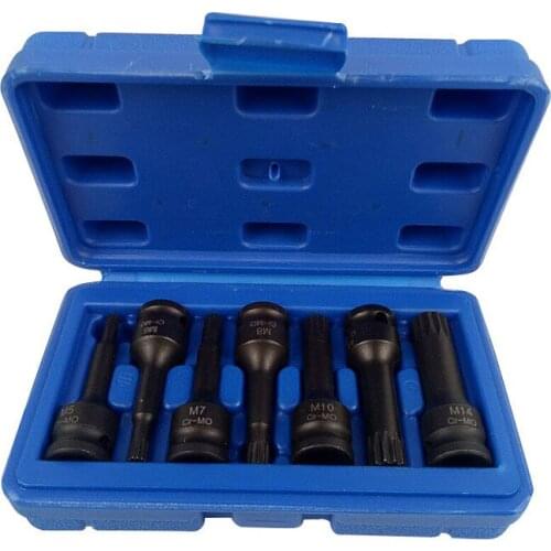 Pneumatic Tool wrench Auto Repair Tool Accessories Wrench inner Hexagon Sleeve Family DIY Tool Profession Pneumatic Wrench Suit