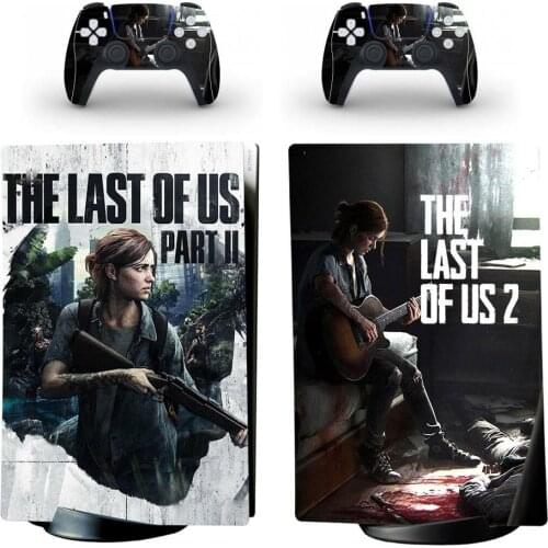 The Last of Us PS5 Digital Edition Skin Sticker Decal Cover for PlayStation 5 Console and 2 Controllers PS5 Skin Sticker Vinyl