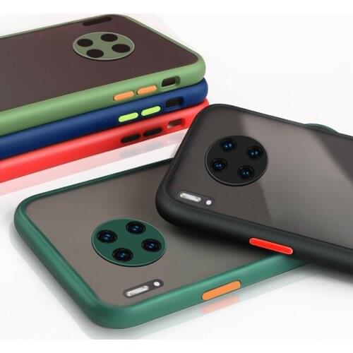 Shockproof Armor Matte Case For Huawei Mate 30 Soft Hard PC Cover For Huawei Mate 30 Silicone Bumper Phone Cases