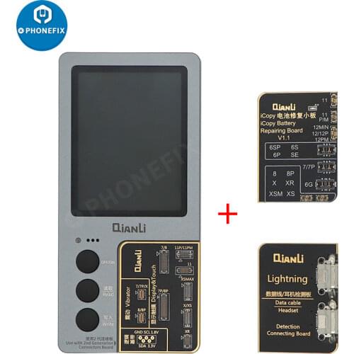 QIANLI iCopy Plus LCD Screen Photosensitive Repair for iPhone 7/8/X/XR/XS MAX/11 Pro Max LCD/Vibrator Transfer EEPROM Programmer