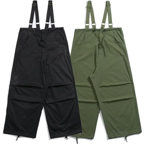 Autumn Winter Herringbone Loose Tooling Lovers Pants Outdoor Cargo Garment Clothes Camping Labor Working Trousers Men Overalls