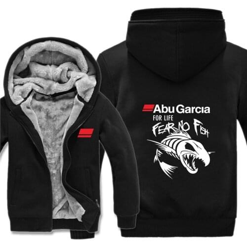 Abu Garcia Hoodies Camouflage sleeve Pullover Winter Jacket Abu Garcia Fisher Sweatshirts Long Sleeve Coat