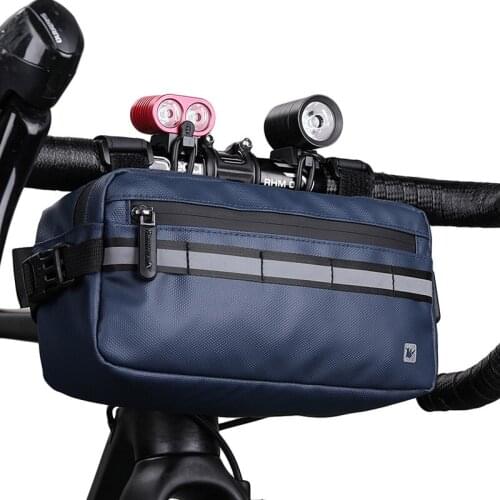 Bicycle Handlebar Bag Waterproof Bike Triangle Bag Bicycle Frame Pouch Mountain Bike Pannier Shoulder Bag Waist Pack