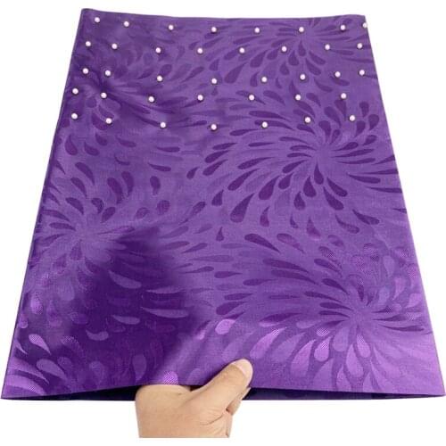 Embroidered African Head-Ties Gele Sego with beads For Women Party 2pcs/bags Aso Oke Headtie Sego With Beaded Nigerian Gele 096