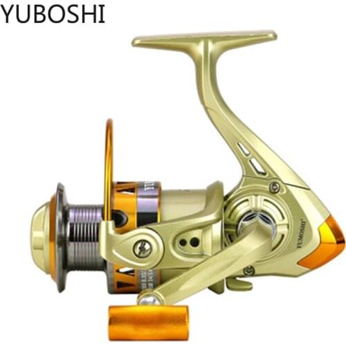 YUBOSHI 2021 New Spinning Fishing Reels 2000-7000 Series 5.2:1 Gear Ratio High Speel Metal Spool Folding Rocker Fishing Reel