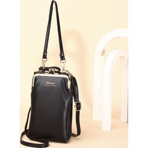 Women Bag Mobile Phone Bag Female Handbags Vertical Crossbody Bag Multi-Function Woman Shoulder Bag Wallet Card Bag