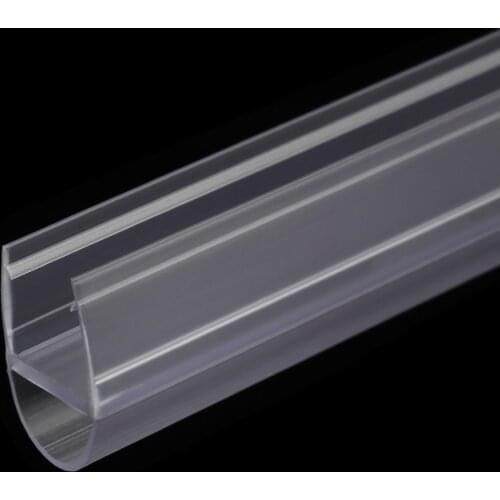 1m(50cm+50cm) Bath Shower Screen Door Rubber Seal Strip 4 to 12mm Seal Gap Window Door Weatherstrip