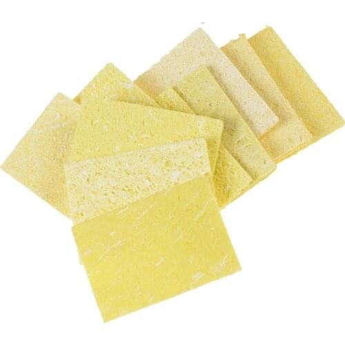 10pcs/lot High Temperature Resistant Heatstable Solder Thick Sponge Soldering Welding Accessories Soldering Iron Cleaning