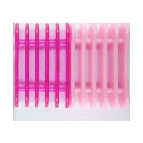 2 Colors 5 grids Acrylic UV Gel Brush Rest Nail Brush Display Nail Brush Stand For Nail Art Decoration Nail Tools For 5 Pens