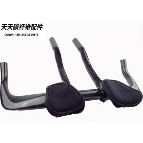 Full carbon fiber bicycle highway tt bicycle accessories 3k dmattl light parti di biciclette bike parts 380-460mm