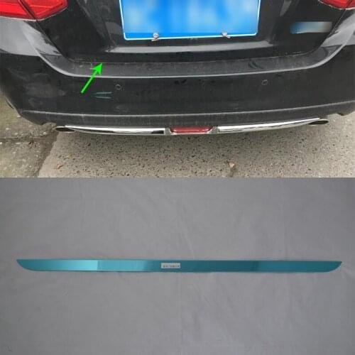 Car Accessories Exterior Decoration Stainless Steel Rear Tail Gate Molding Cover Trim For Nissan Altima 2016 Car-styling
