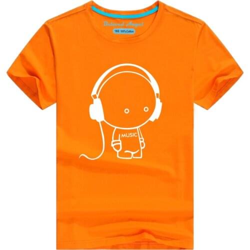 Kids Girl T Shirt Summer Baby Boy Tops Toddler Tees Clothes Children Clothing Luminous T-shirts Short Sleeve Casual Wear