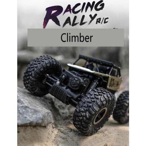 Childrens remote control car, wireless steering wheel, four wheel drive, drift big foot Jeep off-road racing toy