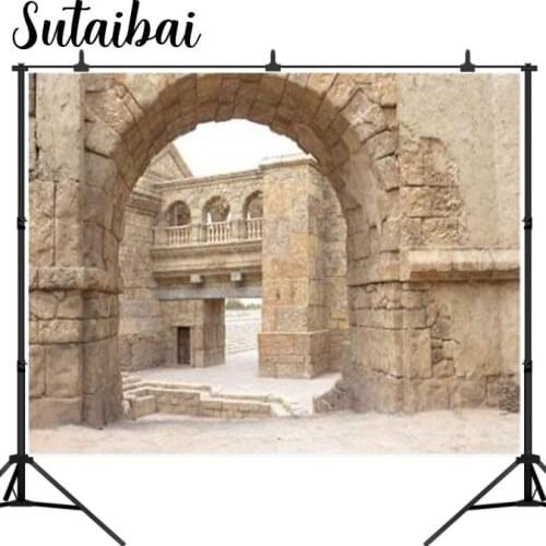 Ancient Jerusalem Buildings Photography Backdrop Roman Church Israel Background Photo Booth Studio Props