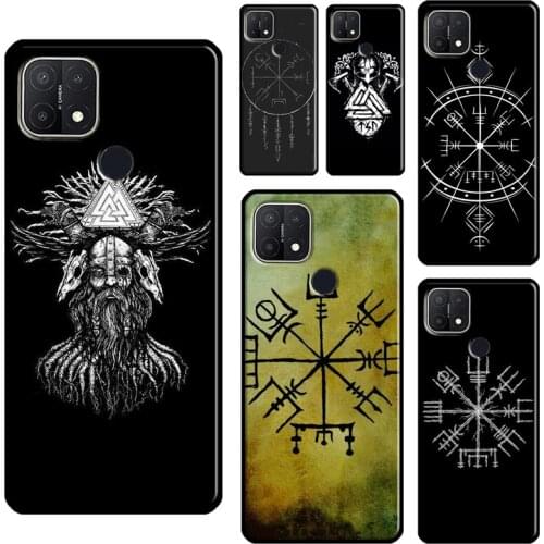 Hot Viking Vegvisir Odin Nordic For OPPO A15 A91 A83 A1K A3S A5S A5 A9 A31 A53 2020 A52 A72 Reno 4 Pro 2 Z F7 Phone Case