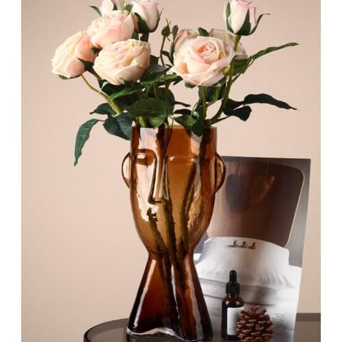 Nordic Ins Ceramic Vase Home Decoration Ornaments Crafts Vegetarian Ceramic Flower Pot Art Vases Home Decoration Ornament Gifts