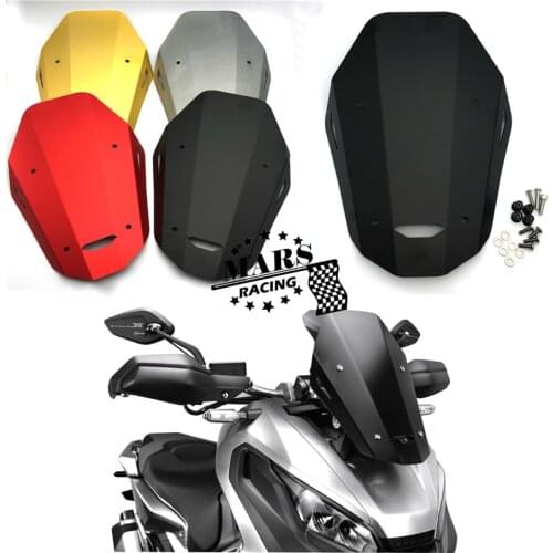 Motorcycle Aluminum CNC WindScreen Windshield Wind Deflector Viser VIsor Fit For Honda XADV 750 X ADV 2017 2018 X-ADV750
