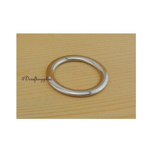 Metal O rings O-ring purse ring connector nickel alloy 38mm 1 1/2 inch 10pcs U80