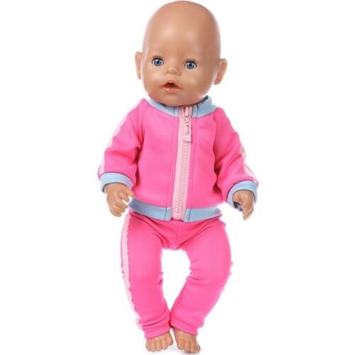 2020 New Sports clothes Doll Clothes Fit For 43cm born baby Doll clothes reborn Doll Accessories