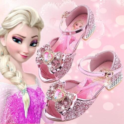 New Girl Sandals Frozen Aisha Princess Shoes Girls Crystal Shoes Girls Shoes Prom Shoes