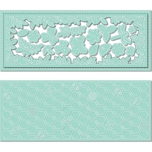 Rectangle Hollow out Metal Cutting Dies for Scrapbooking Handmade Mold Cut Stencil DIY Card Make Mould Model Craft Decoration