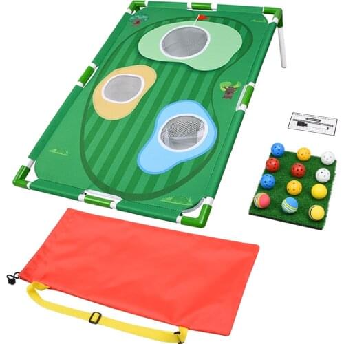 Golf Practice Net Golf Hitting Cage Garden Grassland Practice Golf Training Equipment Mesh Indoor Outdoor Golf Training Aid+ Net