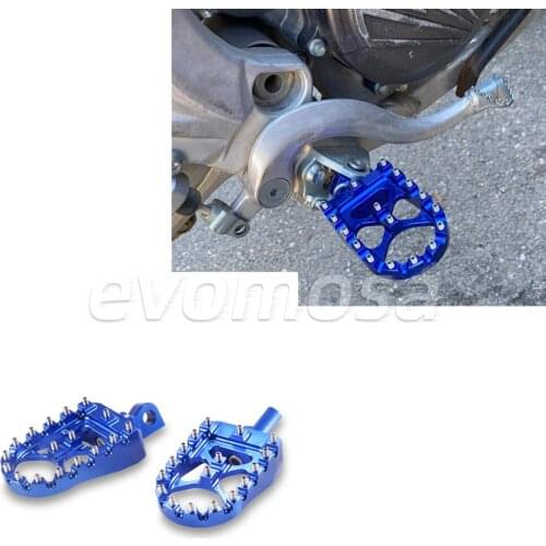 CNC Wide Foot Pegs MX for Yamaha YZ85 2002-2019 YZ125 1997-2017 YZ250 1998-2019 YZ250F 2001-2019 YZ426F 2000-2002 YZ450F YZ125X